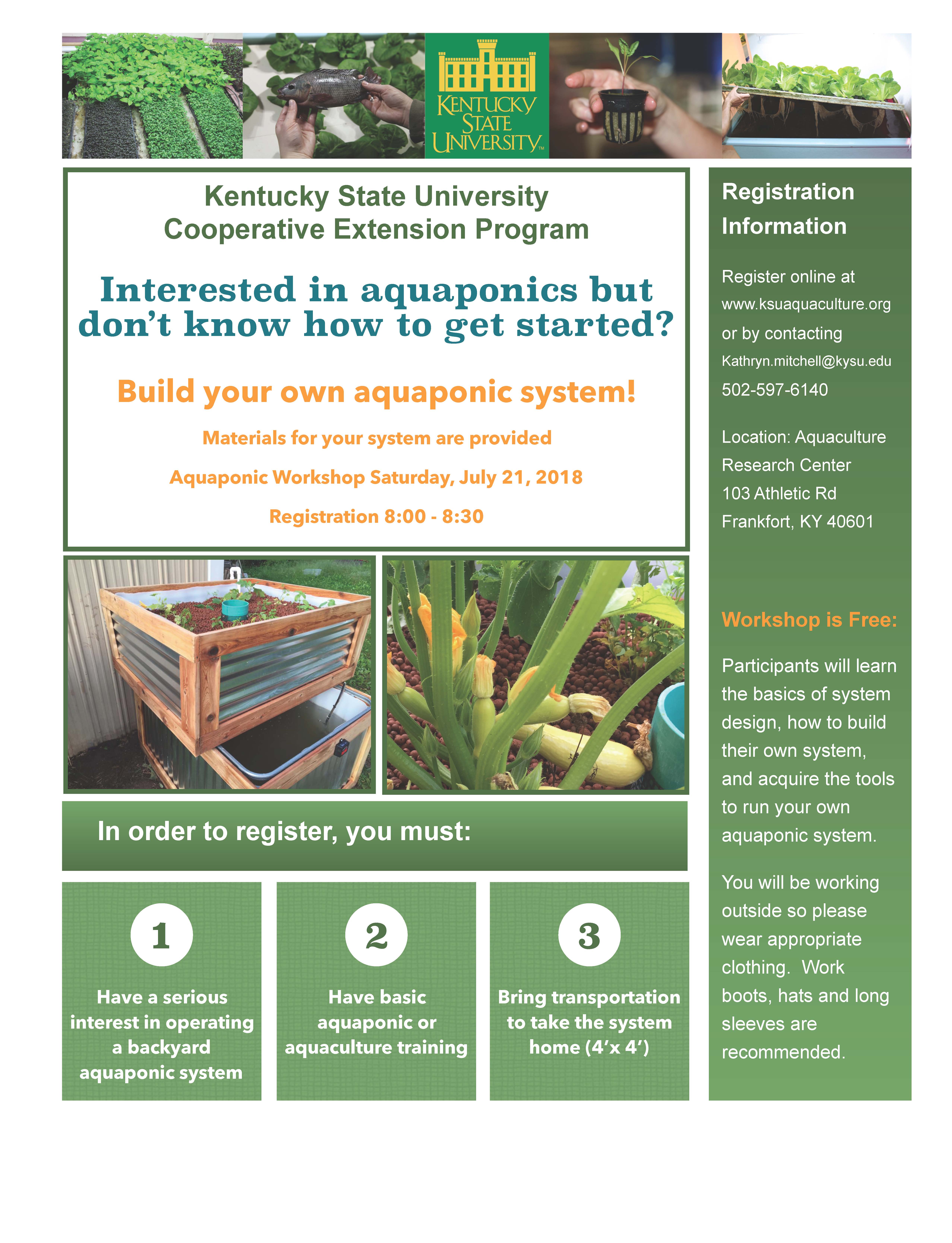 Aquaculture at Kentucky State University